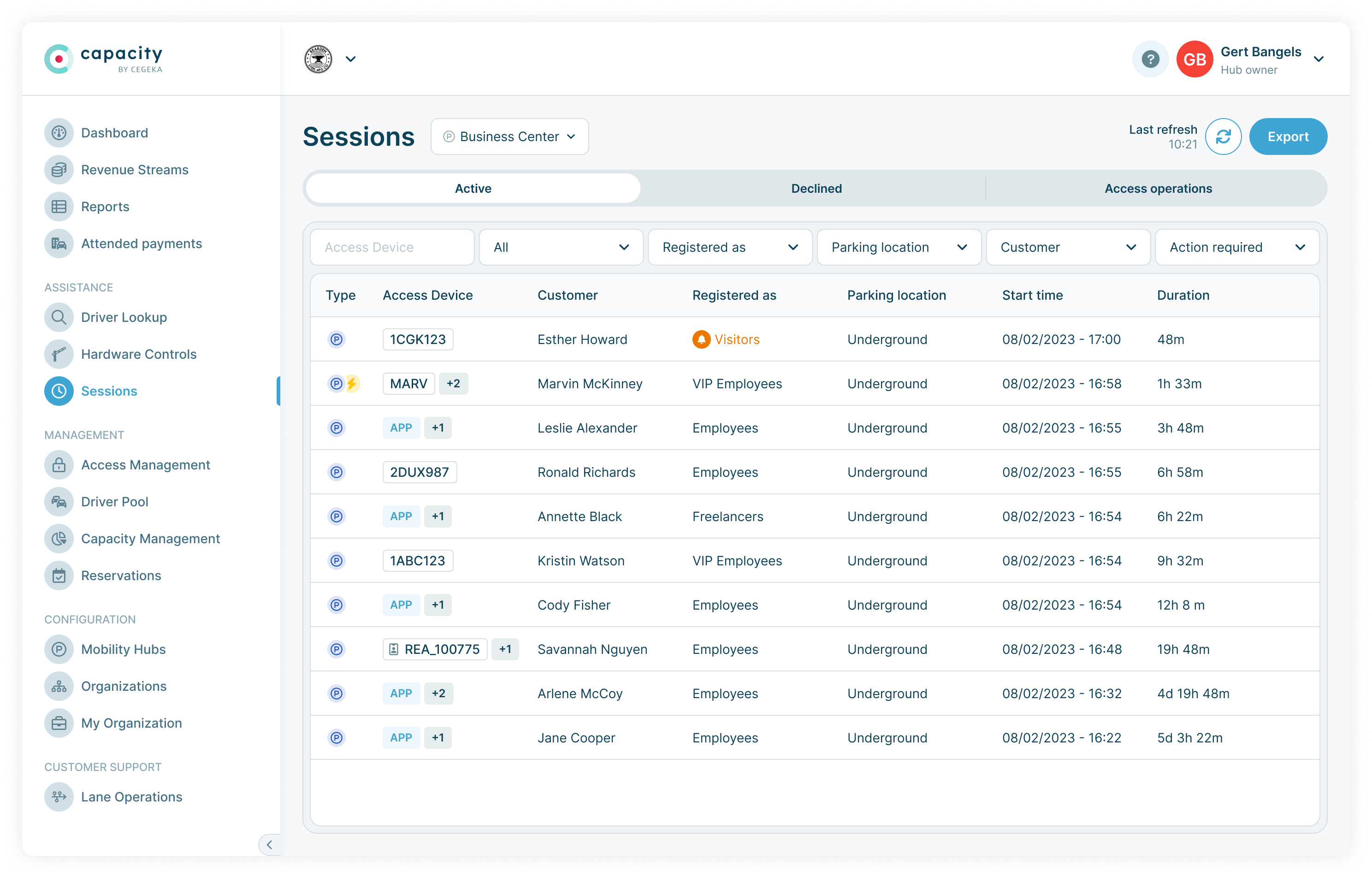 Capacity Help Center